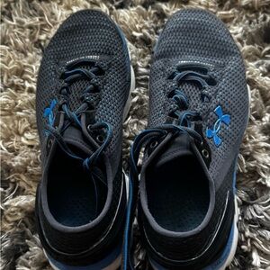Under Armour Charcoal and Cobalt Athletic Shoes